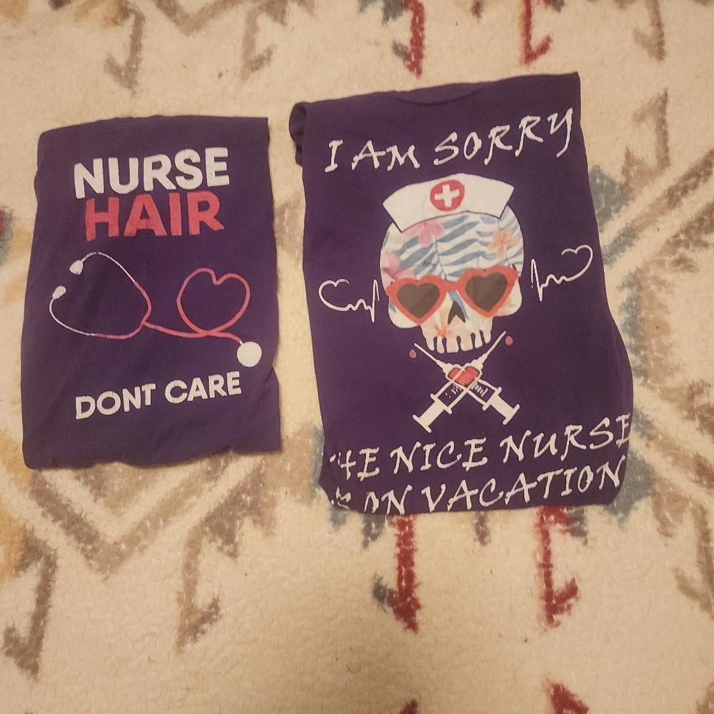 Set Of 2 Nurse T-Shirts
